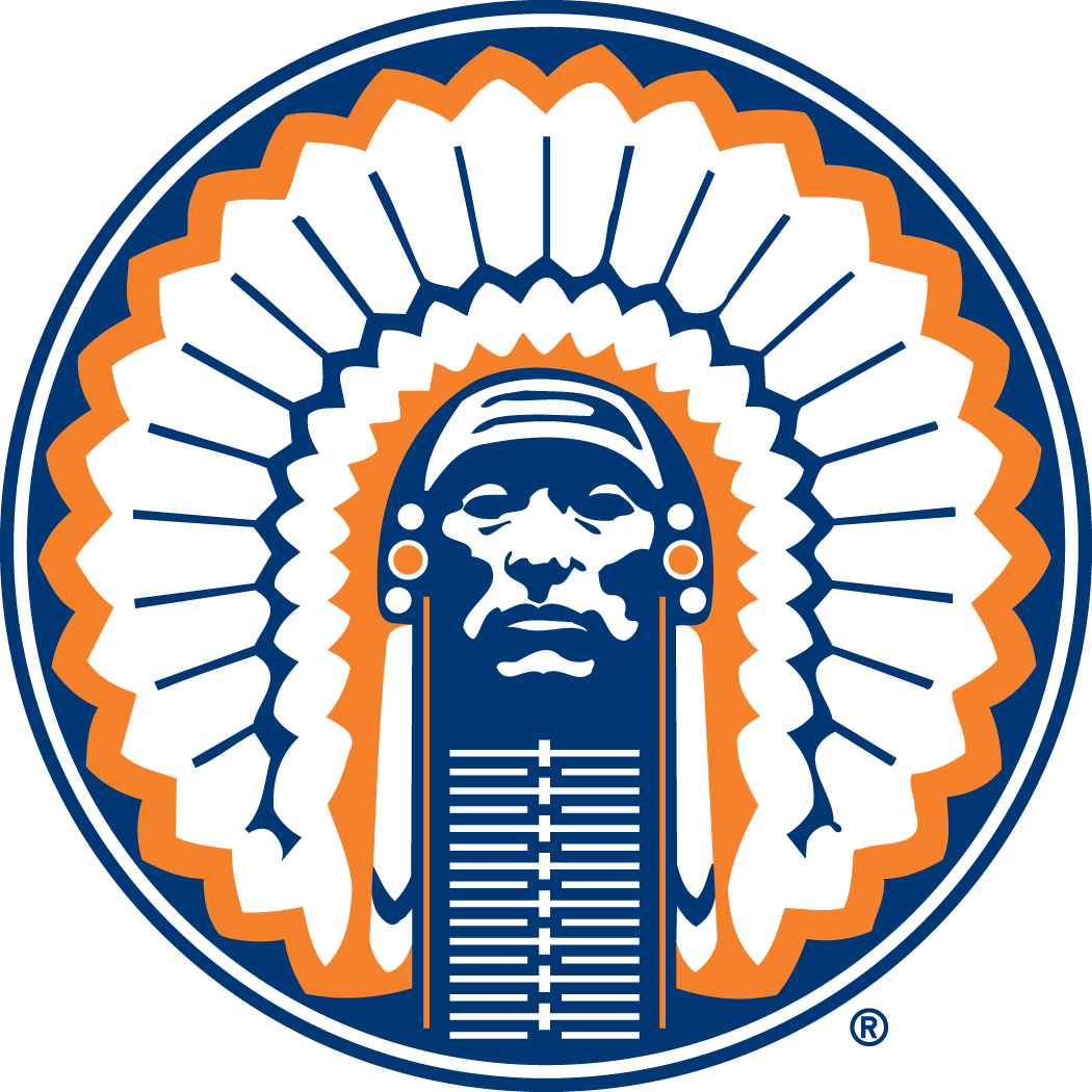 Illinois Fighting Illini 1989-2003 Primary Logo vinyl decal